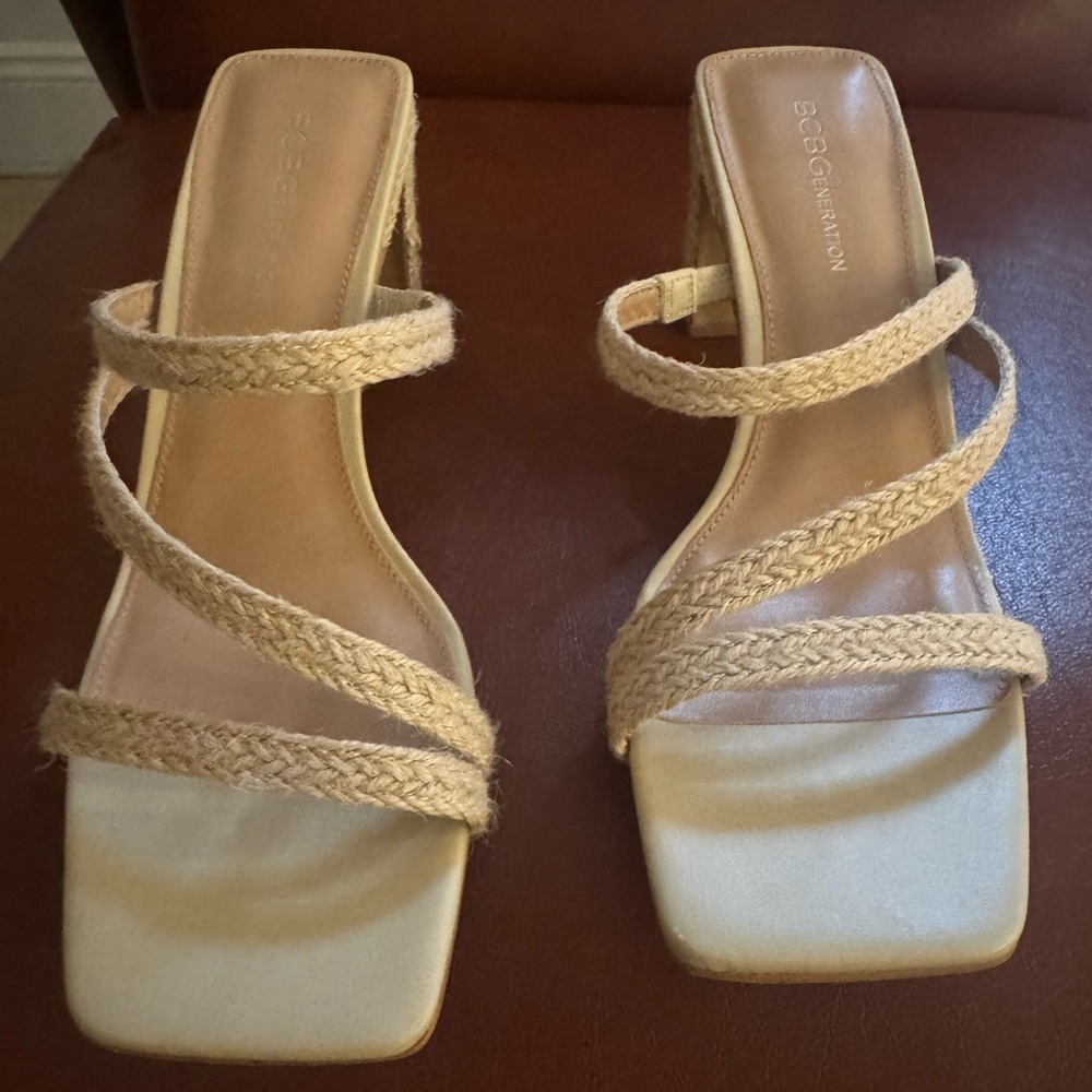 BCBGeneration Women's Tan Sandals